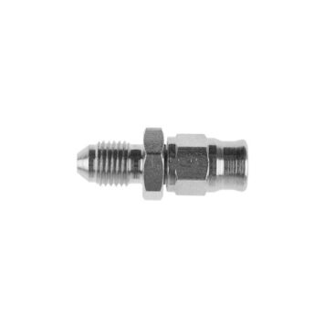 Raccordo dritto maschio convesso acciaio inox JIC 3/8" x 24