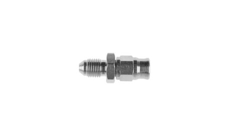 Raccordo dritto maschio convesso acciaio inox JIC 3/8" x 24