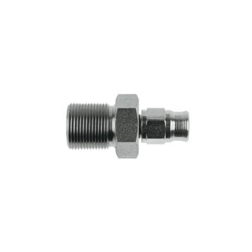 Raccordo acciaio zincato femmina passaparete convesso JIC 3/8" x 24