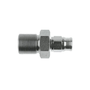 Raccordo acciaio zincato femmina passaparete JIC 3/8" x 24