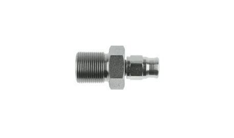 Raccordo acciaio zincato femmina passaparete JIC 3/8" x 24