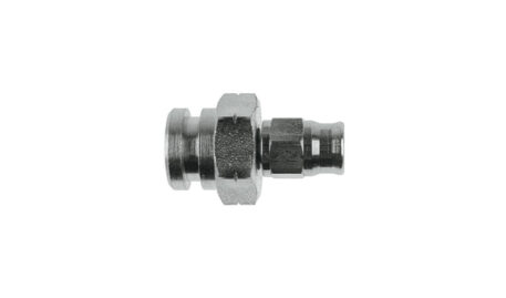 Raccordo acciaio cromato femmina passaparete concavo Metrico 10 x 1,0 mm