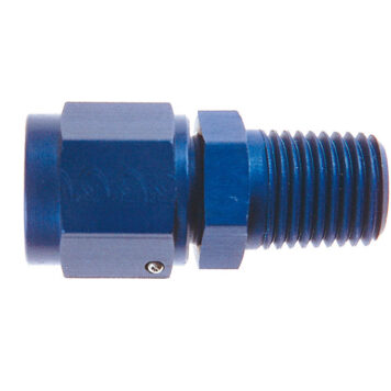 Adattatore femmina - maschio da UNF/JIC 9/16" x 18 a NPT (Gas Conico) 1/4" x 19