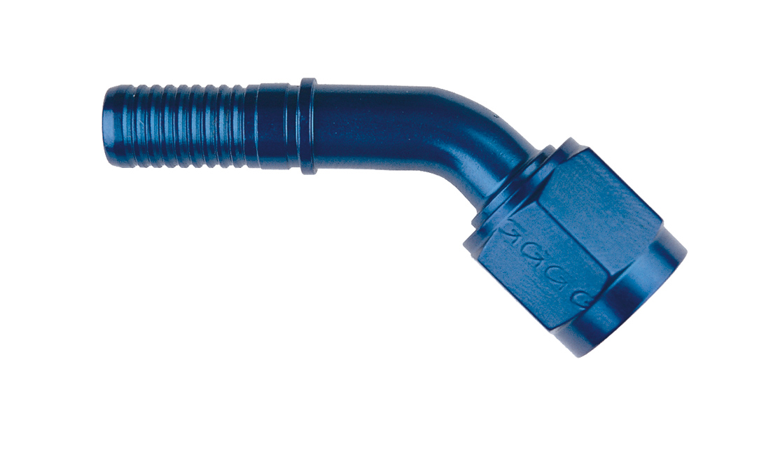 Raccordo graffabile a tubo 45° femmina concavo JIC 9/16" x 18