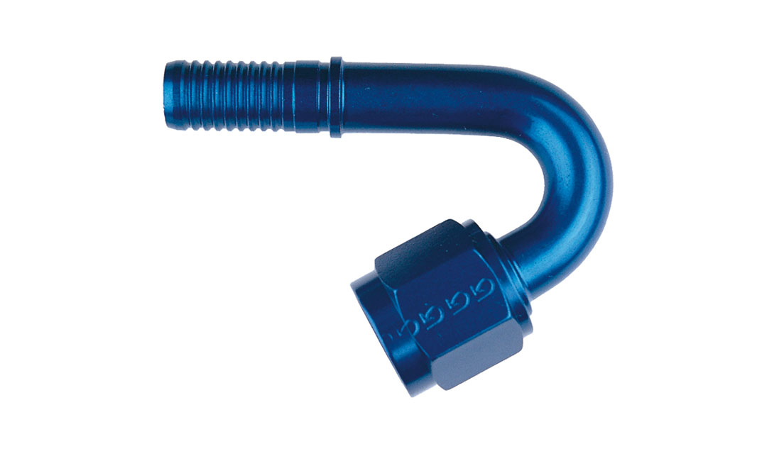 Raccordo graffabile a tubo 150° femmina concavo JIC 9/16" x 18