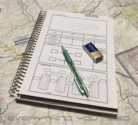 CRB CODRIVER RALLY BOOK