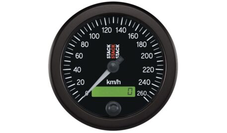 Tachimetro nero (Scala 0 - 260 Km/h)