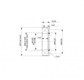 Ap Racing 40 mm sottile