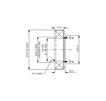 Ap Racing 40 mm flat-face